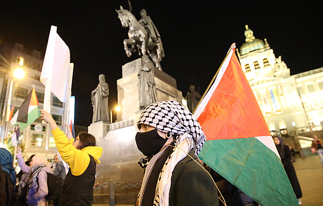 Kvůli protiizraelskému heslu Praha zakázala demonstraci na podporu Palestiny