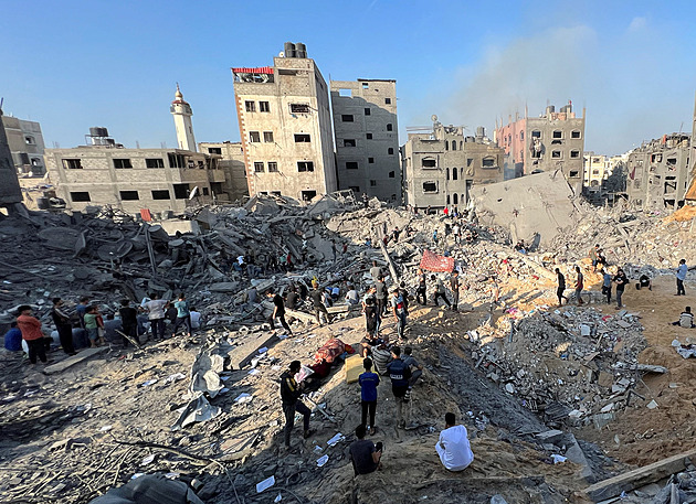 Zkáza Džabálije z výšky. Může to být válečný zločin, říká o úderu Izraele OSN