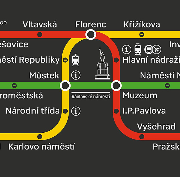 Nová mapa metra budí rozpaky. Možná je za tím odborná neznalost, hájí se autoři