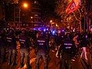 Protest proti amnestii pro katalánské separatisty v adridu (8. listopadu 2023)