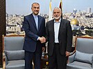 Íránský ministr zahranií Hosejn Amir-Abdollahian se v Dauhá setkal s vdcem...
