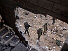Izraeltí vojáci v Pásmu Gazy (9. listopadu 2023)