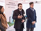 Pedstavení pilotního projektu ministrem ivotního prostedí Petrem Hladíkem o...