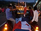 Rozsáhlé protesty proti prodlouení tby mdi si v Panam. (8. listopadu 2023)