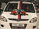 Slavnostn vyjel prvn vz Hyundai v tovrn v Noovicch na...