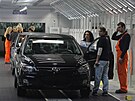 Zahjen sriov vroby automobil Hyundai v Noovicch na Frdecko-Mstecku...