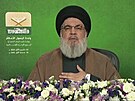 éf libanonského hnutí Hizballáh Hasan Nasralláh (2. íjna 2023)