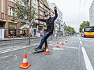 Ond�ej �Bery� Bernkraut,  instruktor a spr�vce skateparku v hradeck�ch...