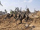 Izraeltí vojáci bhem pozemní operace v Pásmu Gazy. (4. listopadu 2023)