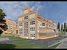 Vizualizace nov podoby krnovsk tlocviny postaven podle nvrhu slavnho...