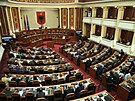 Poslední jednání albánského parlamentu skonilo rvakou. (11. záí 2023)