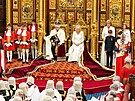 Král Karel III. a královna Camilla na jeho prvním otevení zasedání nového...
