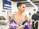 Iva Kubelková v zákulisí StarDance XII (Praha, 4. listopadu 2023)