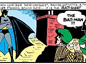 Pvodní Batman se kdysi nazýval pouze Bat-Man, ne dolo k úprav do dneního...