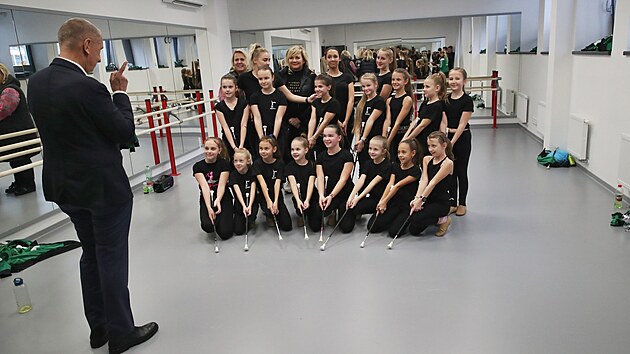 Andrej Babi� a hav��ovsk� ma�oretky. (2. listopadu 2023)