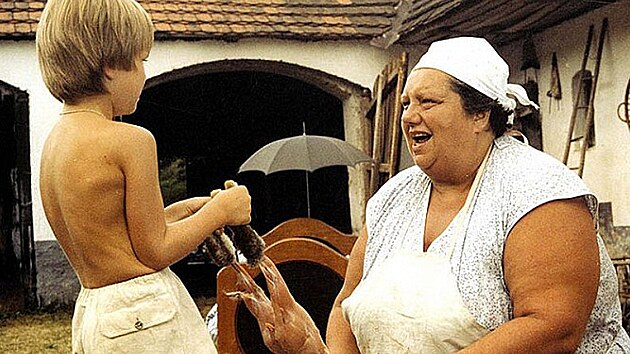Martin otola a Helena Rikov ve filmu Slunce, seno, jahody (1983)