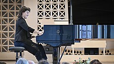 Anna Geniuene na Klavírním festivalu Rudolfa Firkuného