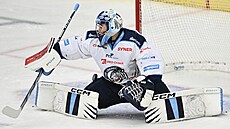 Liberecký branká� Daniel Král v akci