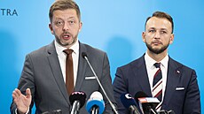Tiskový brífink po jednání ministra vnitra eské republiky Víta Rakuana...