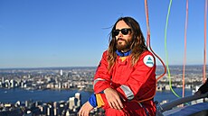 Jared Leto na vrcholu Empire State Building