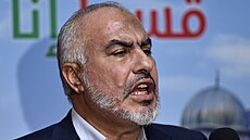 Představitel politického křídla palestinského islamistického hnutí Hamás Ghází...