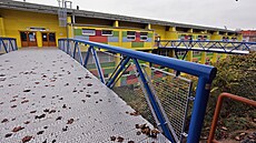 Nové pístupové lávky na zimní stadion v Chebu