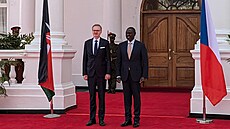 Premiér Petr Fiala se při pracovní cestě po Africe setkal v Nairobi s...