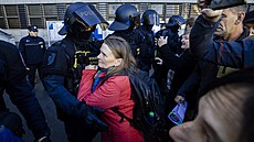 P�íznivci dezinformátorky a bývalé noviná�ky Jany Peterkové se pokusili...