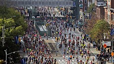 Momentka z newyorského maratonu.
