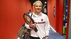 Kate�ina Siniaková v Seville.