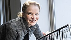 Nová podoba lanovky na Pet�ín od designérky Anny Mare�ové. (9. listopadu 2023)