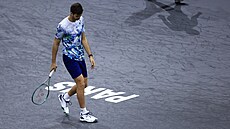 Hubert Hurkacz na halovém turnaji v Pa�í�i