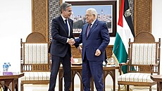 éf americké diplomacie Antony Blinken na schzce s pedsedou Palestinské...