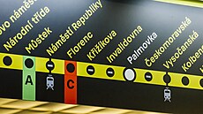 Nové grafické znázornní linek metra Jezevík