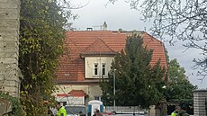 Zaalo bourání Schieszlovy vily v Praze 5 (8. listopadu 2023)