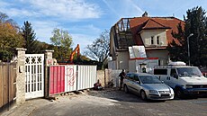 Bourání Schieszlovy vily (9. listopadu 2023)
