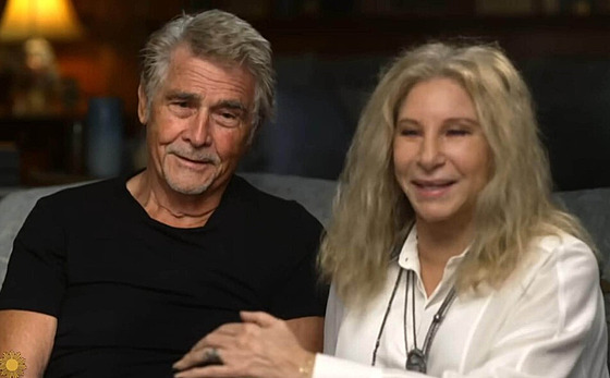 James Brolin a Barbra Streisandová pi rozhovoru pro CBS Sunday Morning