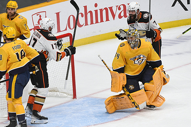 Slavný hattrick pro Gudase. Dorovnal McDavida a dál táhne Anaheim