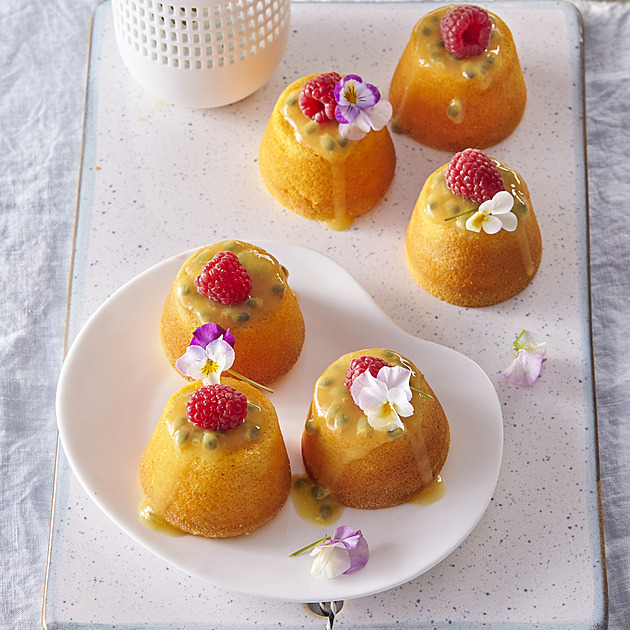 Mini dortíky s jedlými květy