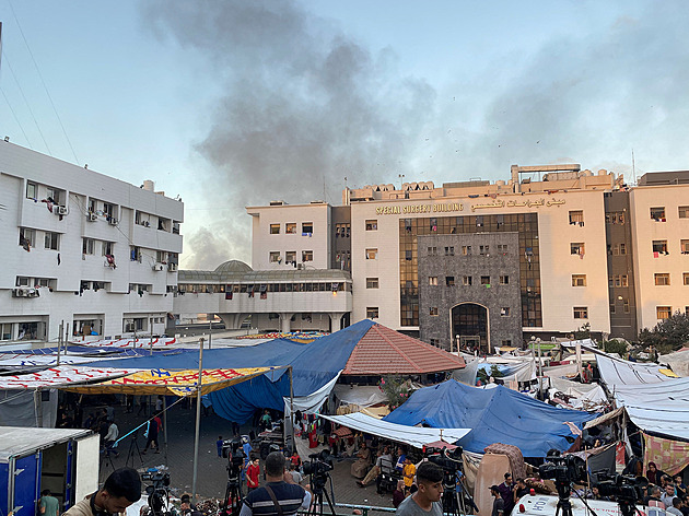 Napětí kolem nemocnice Šífa. Teroristé se skryli pod špitálem