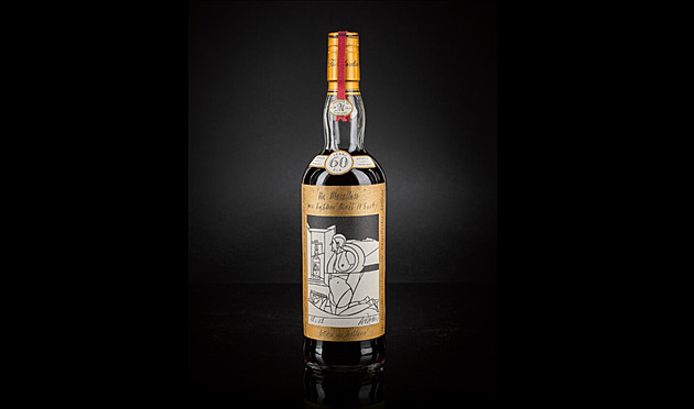 Sto let stará whisky se na aukci prodala za cenu činžáku v Praze
