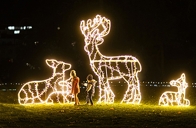 Za výstavu vánočních světel na pardubickém zámku dá rodina až 700 korun