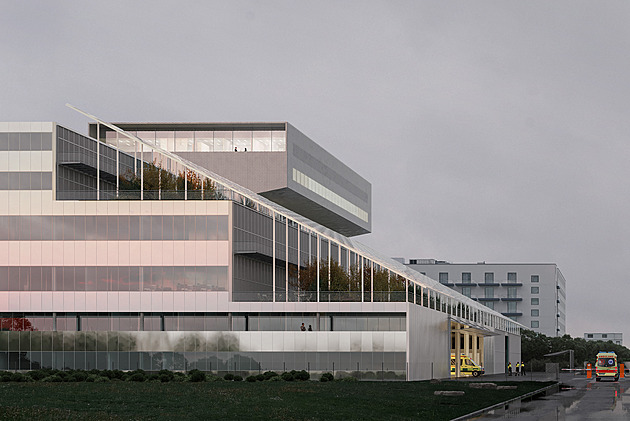 Vítězný návrh nové budovy pražské záchranky na Proseku