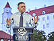 Slovensk premir Robert Fico na slavnostnm snmu sv strany Smr-sociln...