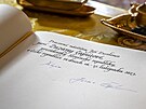 Slovenská prezidentka Zuzana aputová pijela na Praský hrad. (16. listopadu...