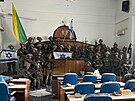 Izraelská armáda obsadila parlament hnutí Hamás ve mst Gaza. (14. listopadu...