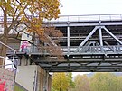 ást lávky pro pí na elezniním most v Ústí nad Labem je ve velmi patném...