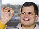 Petr Matjka vyhrál zlatou investiní minci v hodnot 30 tisíc korun v souti...