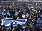 Píznivci Izraele se shromádili ve Washingtonu. (14. listopadu 2023)