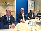 O ppadu falenho banke informovala policie v Jihlav. Na snmku je (zleva)...